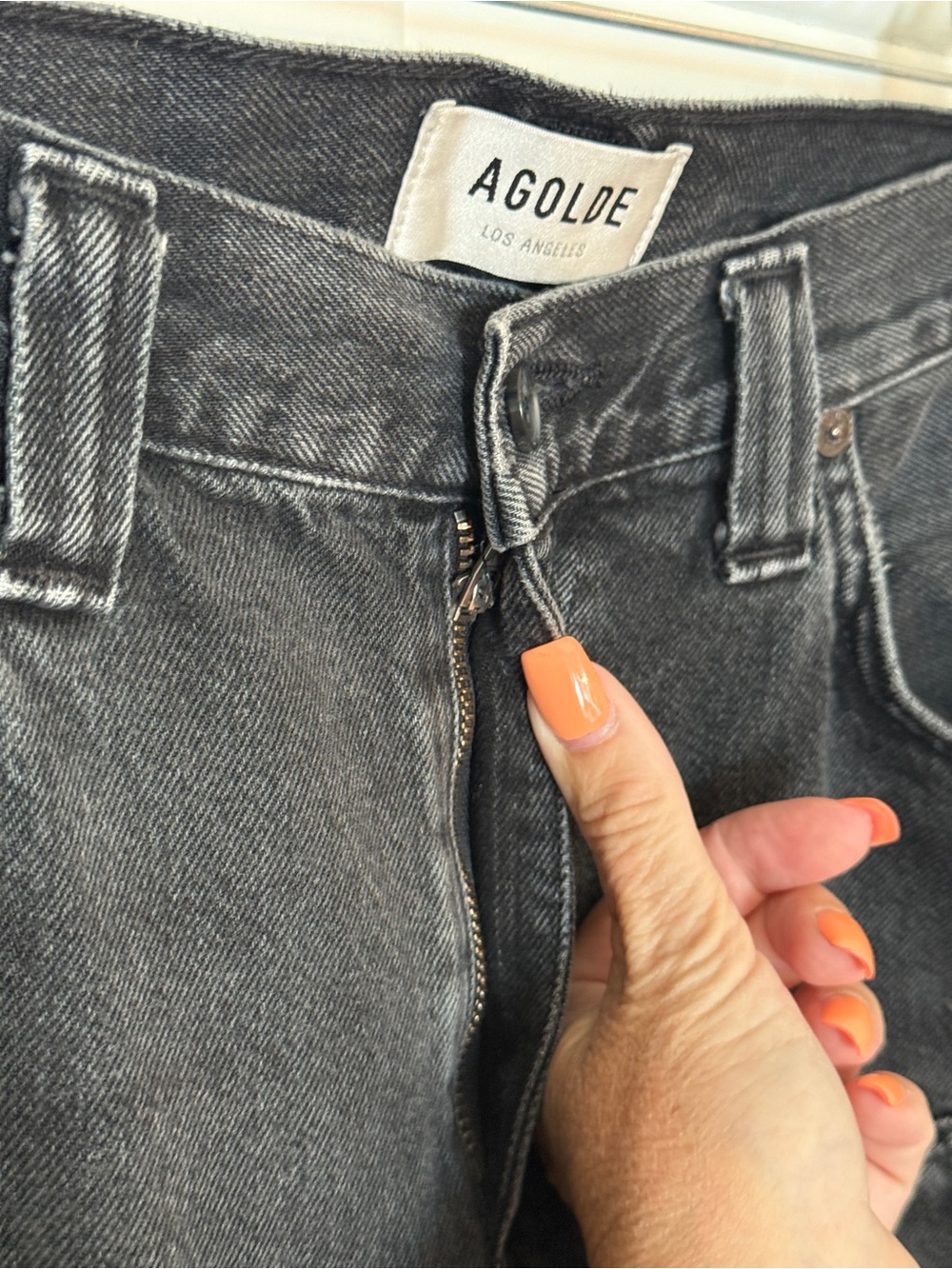 Agolde Neri Cargo Jeans Black wash Wide Leg Utility 25483 - Picture 9 of 16